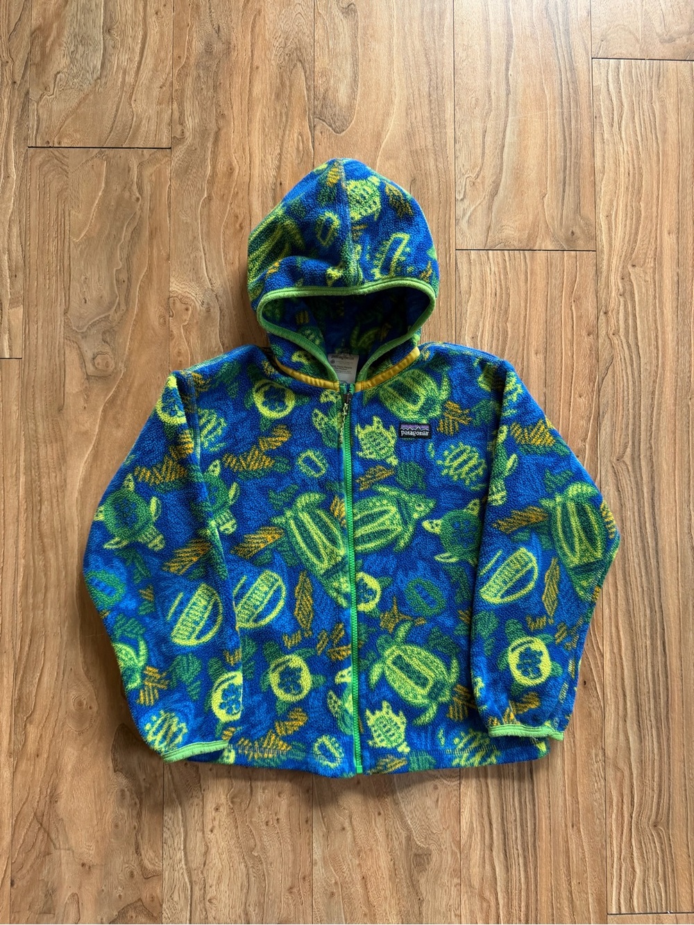 Vintage Patagonia Turtle pattern Synchilla fleece jacket